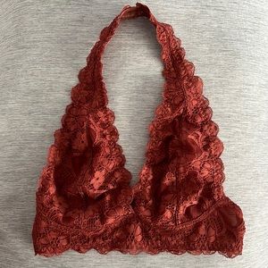 Free People Galloon Lace Halter Bralette